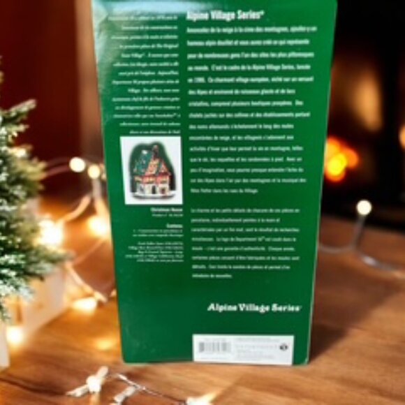 Why is Alpine Village missing from Dept 56 history? Department 56 Alpine Village Christmas House #56238 Rare RETIRED & NEW